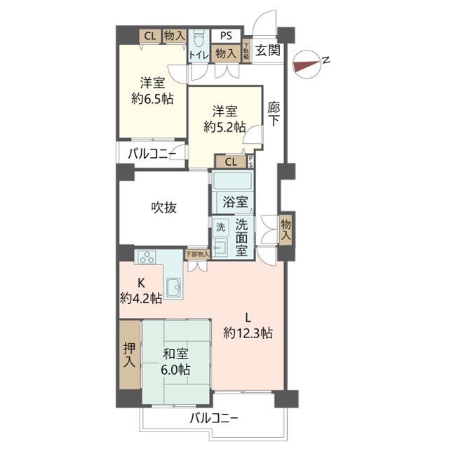 物件の間取り画像