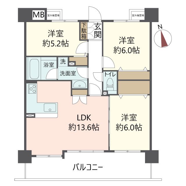 物件の間取り画像