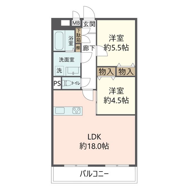 物件の間取り画像
