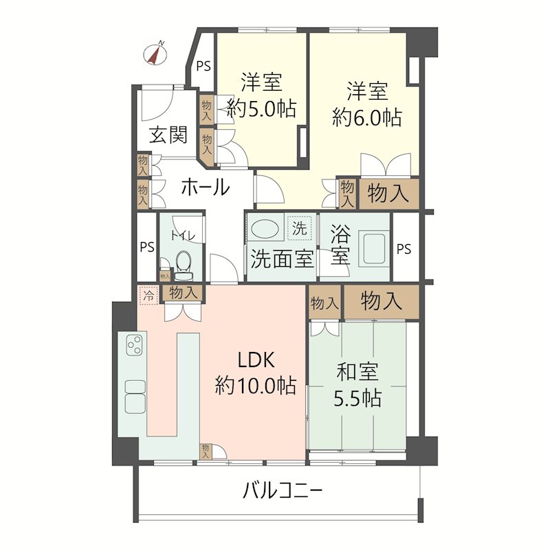 物件の間取り画像
