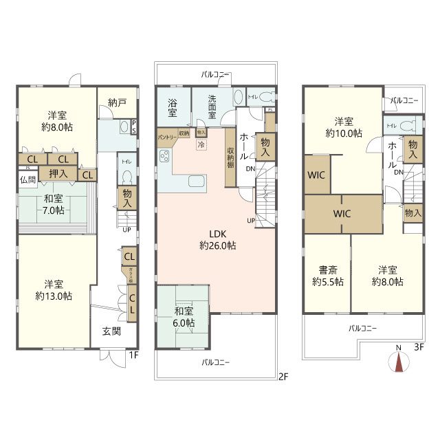 物件の間取り画像
