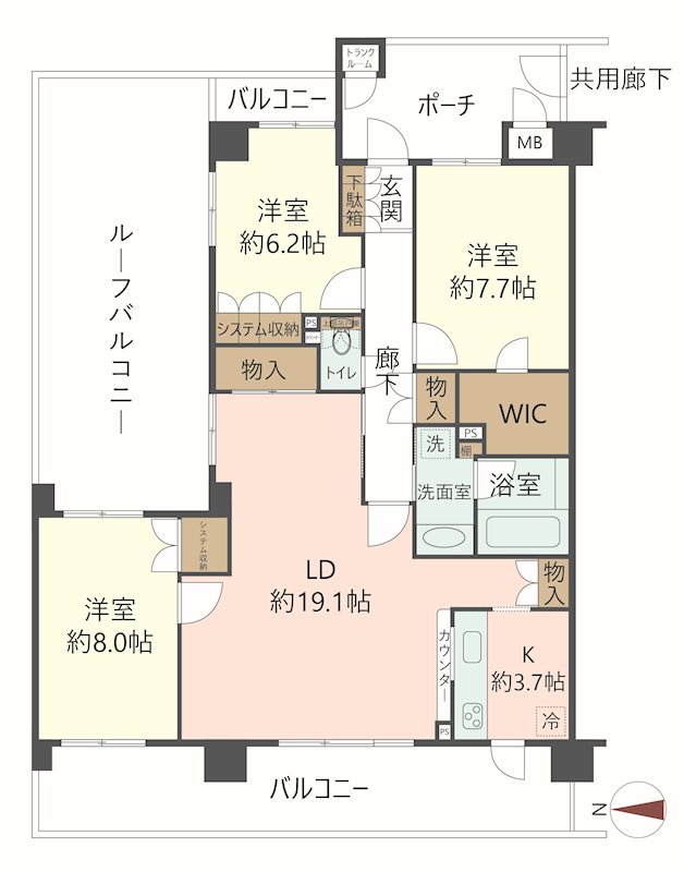 物件の間取り画像