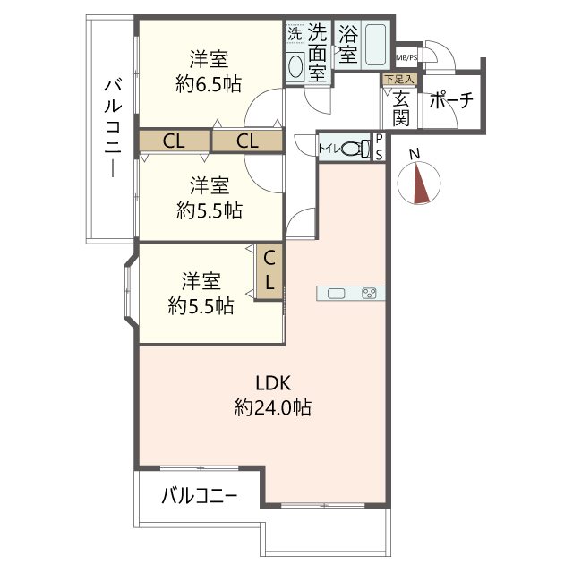 物件の間取り画像