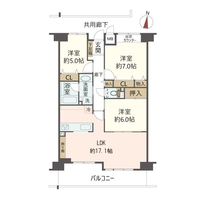 物件の間取り画像