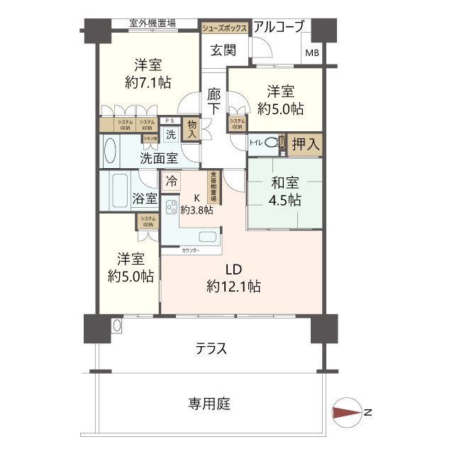 物件の間取り画像