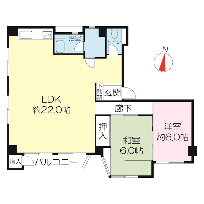物件の間取り画像