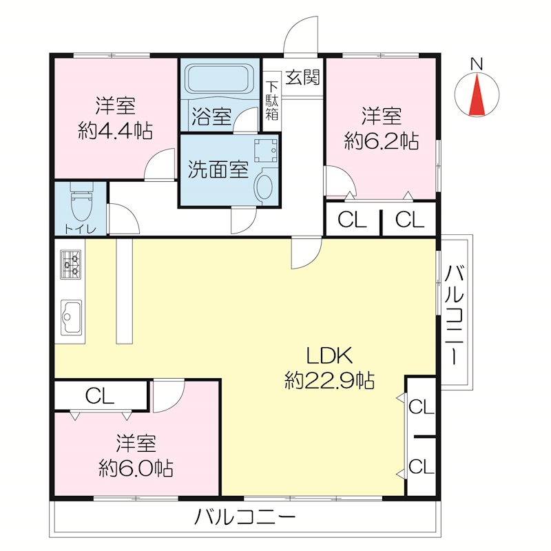 物件の間取り画像