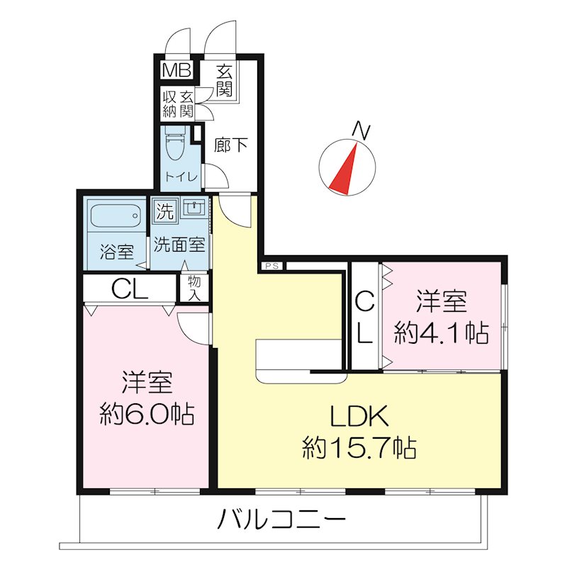 物件の間取り画像