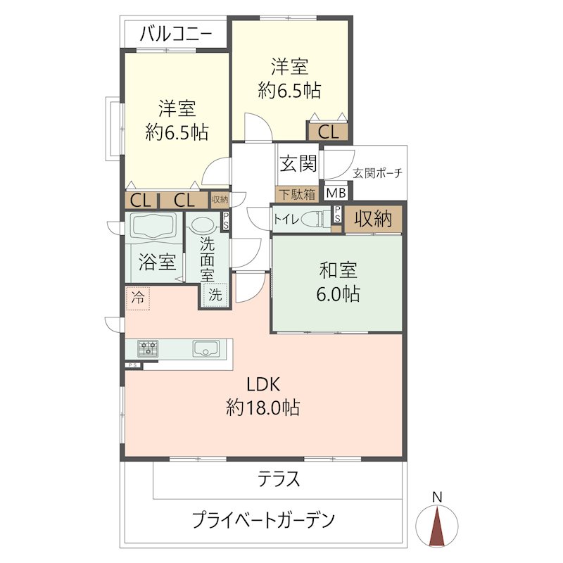 物件の間取り画像