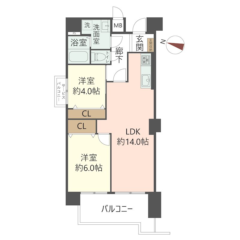物件の間取り画像
