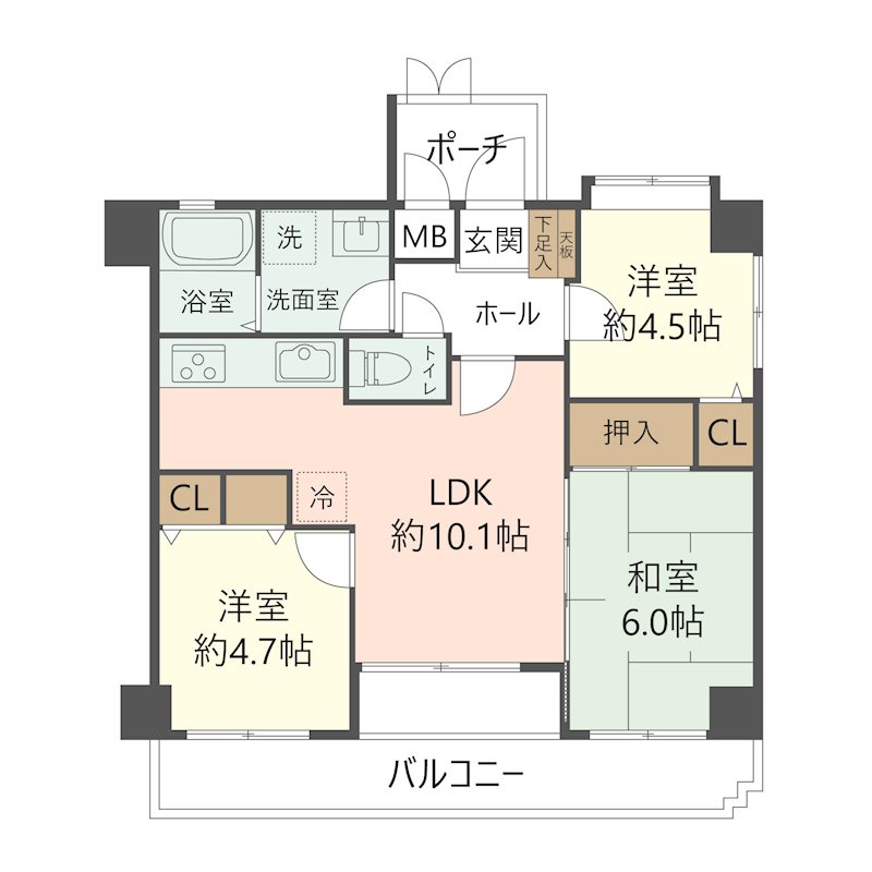 物件の間取り画像