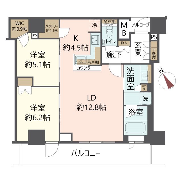 物件の間取り画像