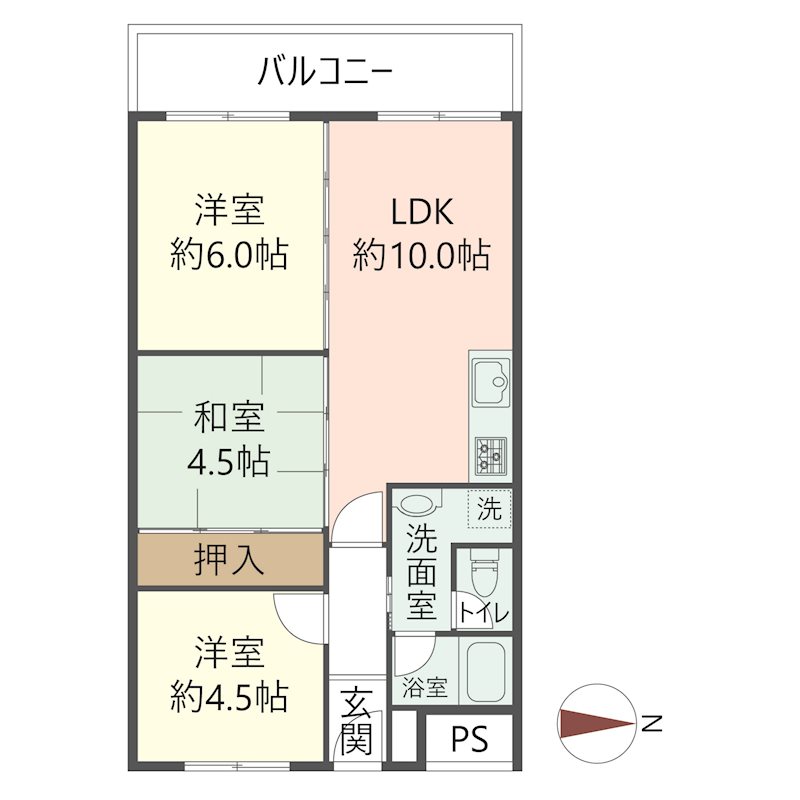 物件の間取り画像