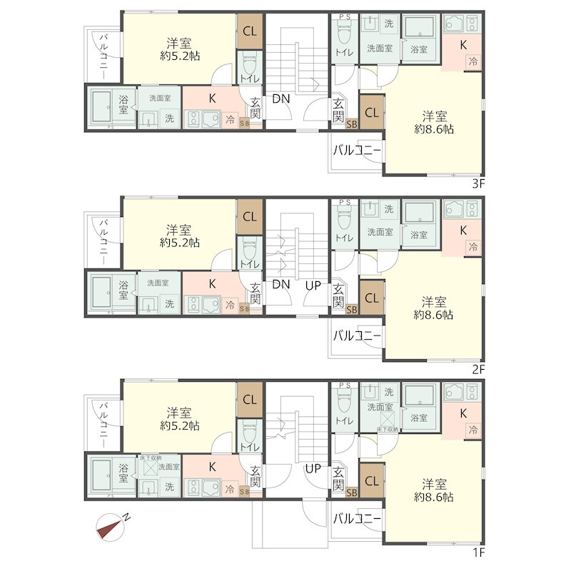 物件の間取り画像