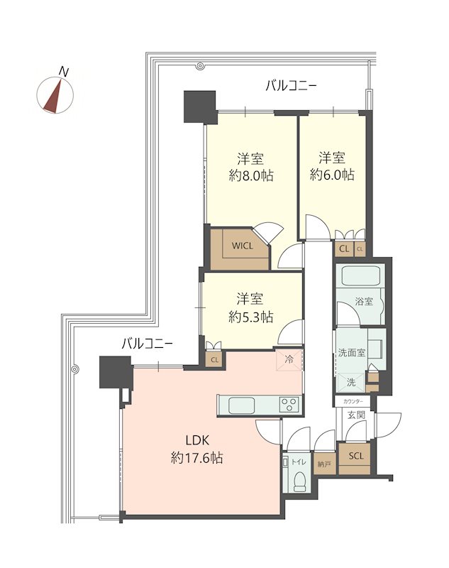 物件の間取り画像