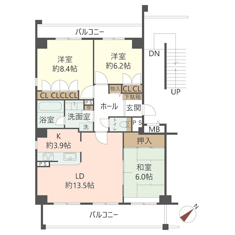 物件の間取り画像