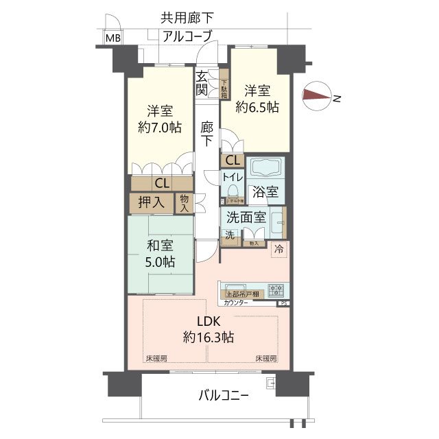 物件の間取り画像