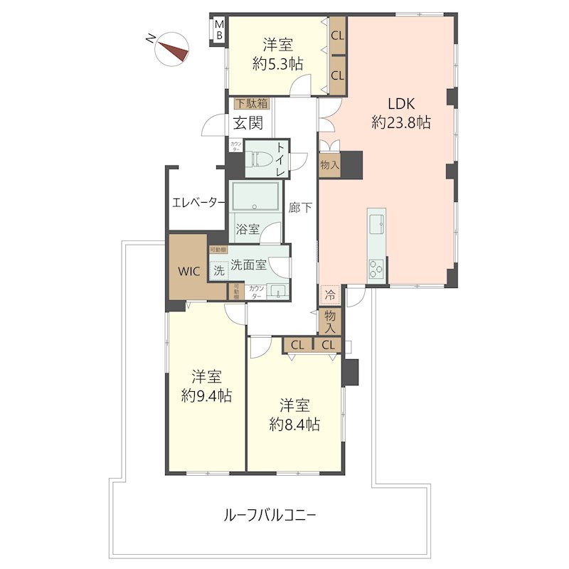 物件の間取り画像