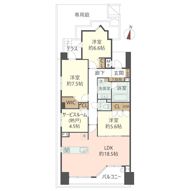 物件の間取り画像