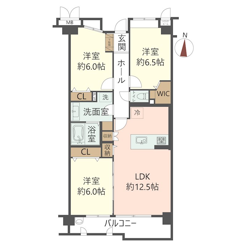 物件の間取り画像