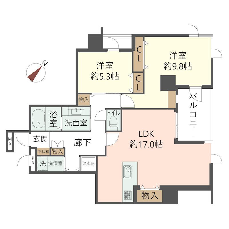 物件の間取り画像