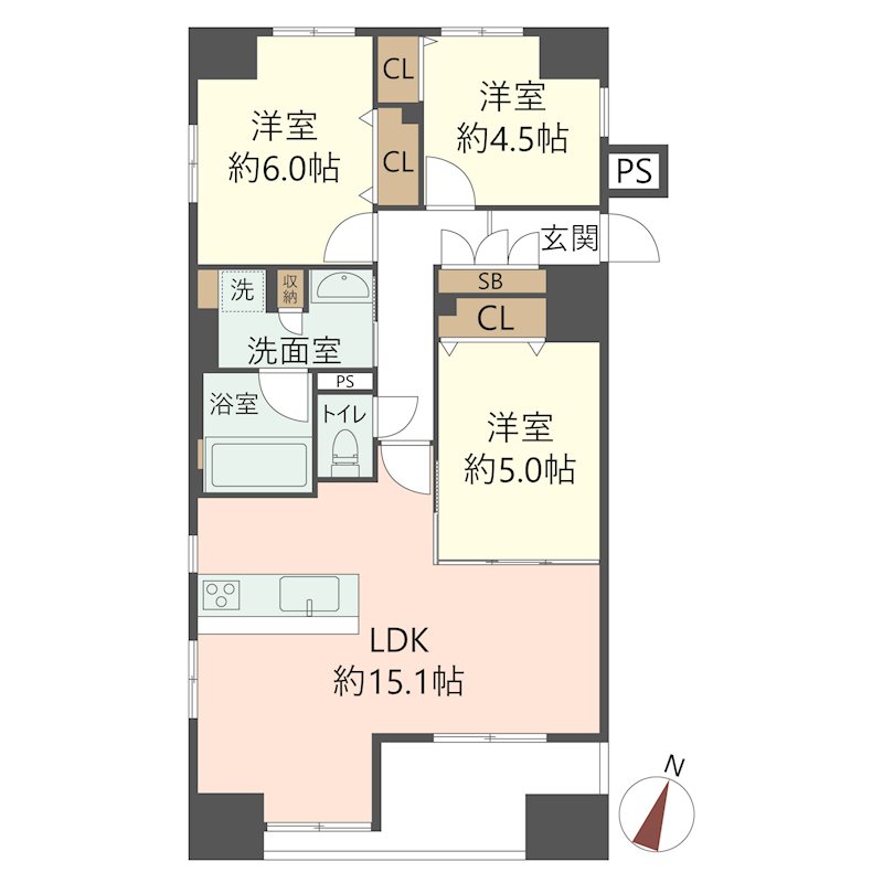 物件の間取り画像