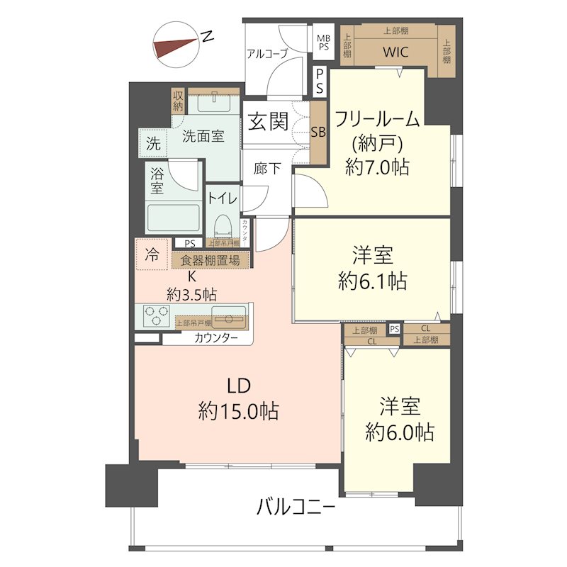 物件の間取り画像