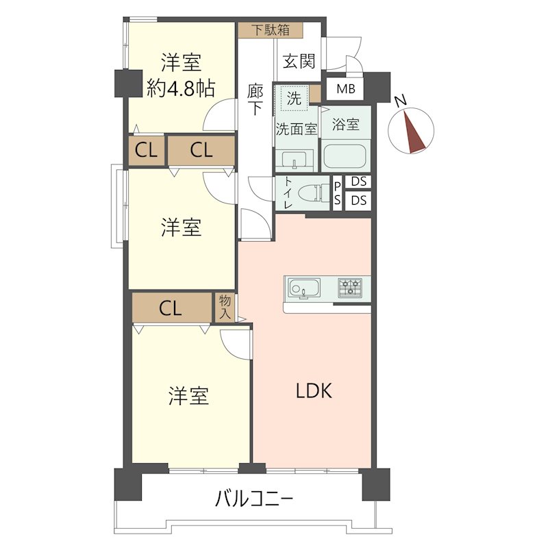 物件の間取り画像