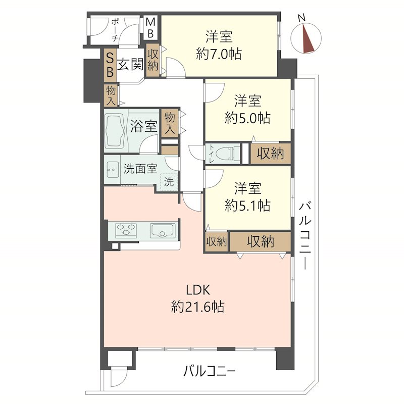 物件の間取り画像