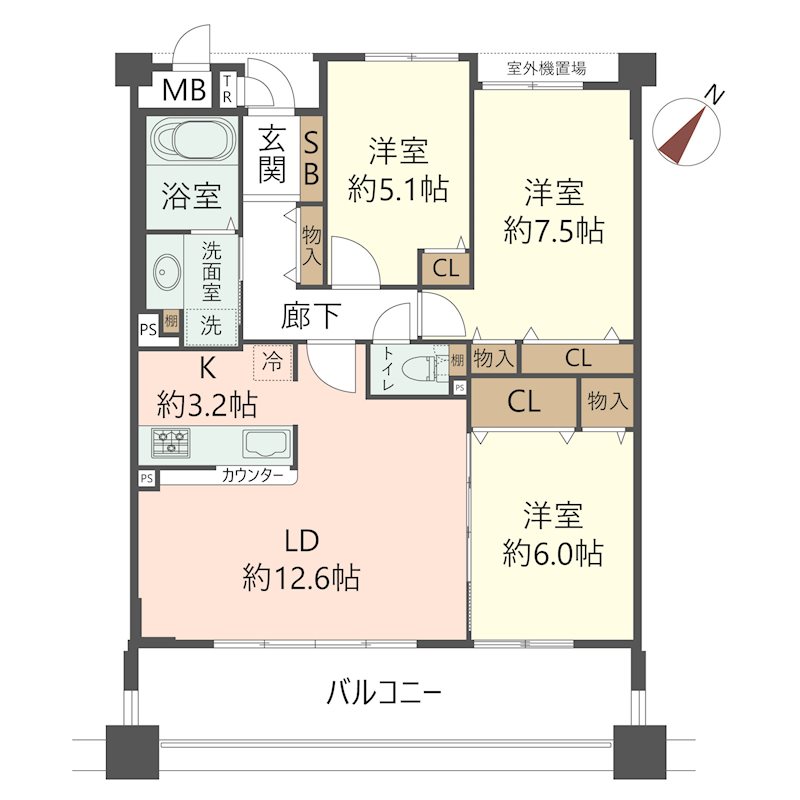 物件の間取り画像