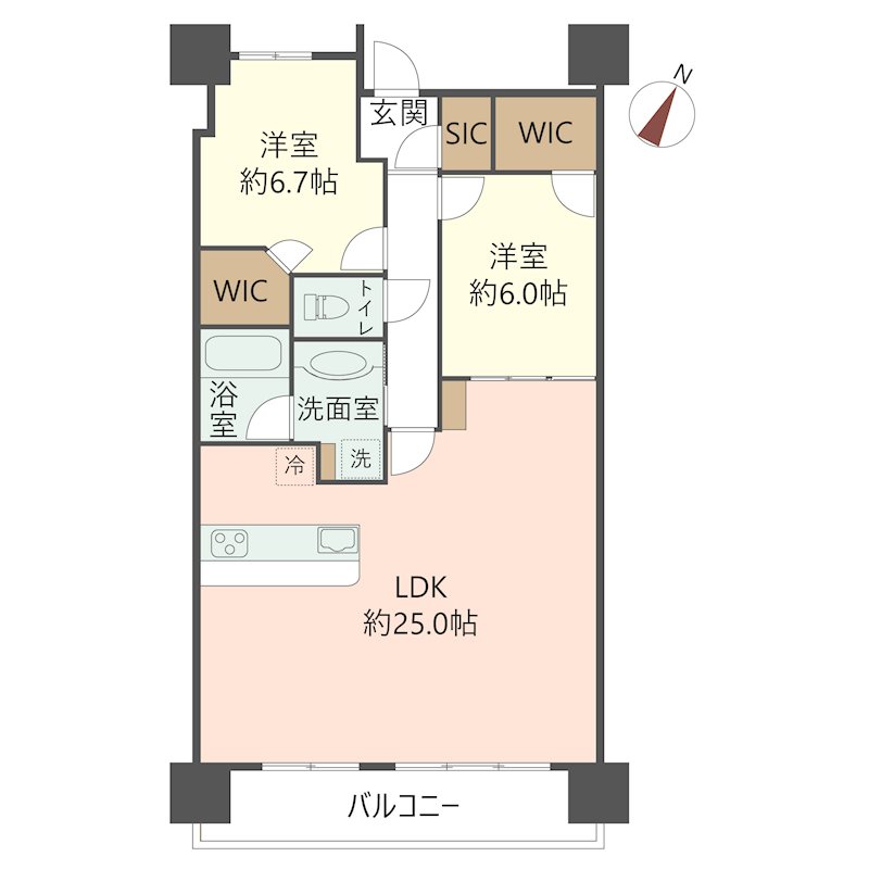 物件の間取り画像