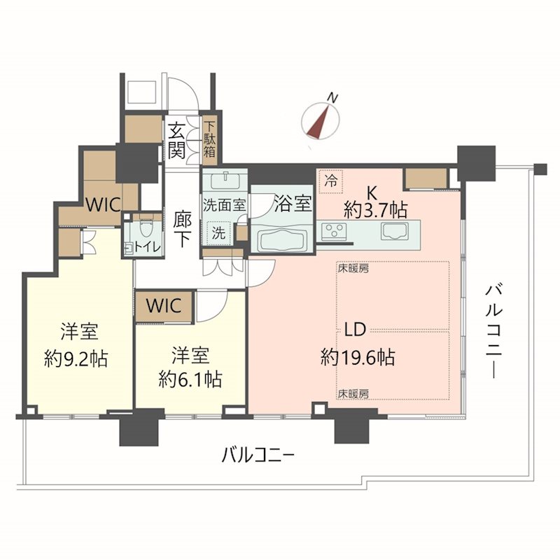 物件の間取り画像