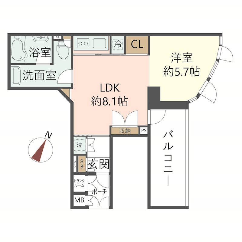 物件の間取り画像