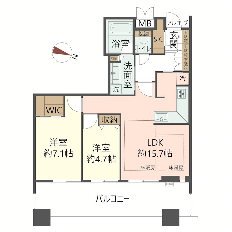 物件の間取り画像