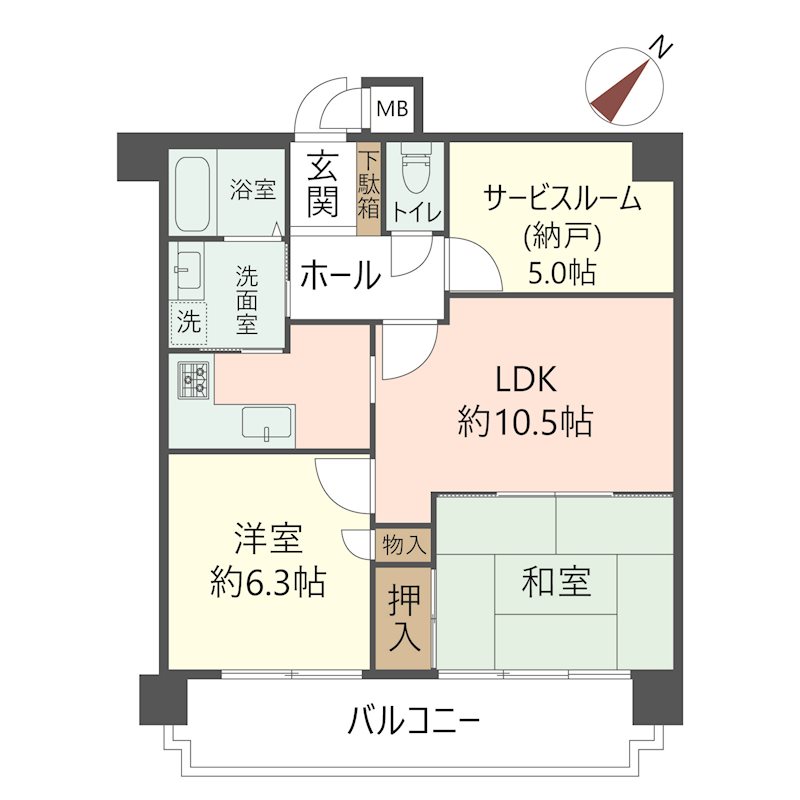 物件の間取り画像