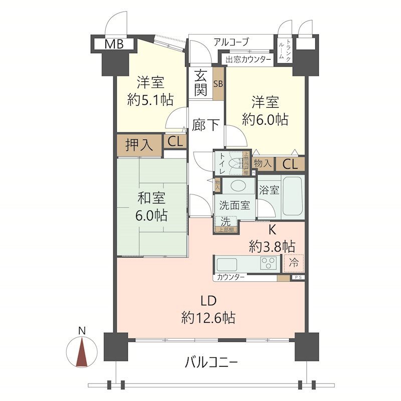 物件の間取り画像