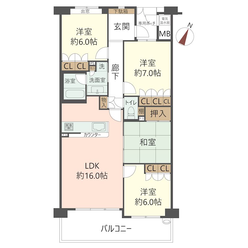 物件の間取り画像