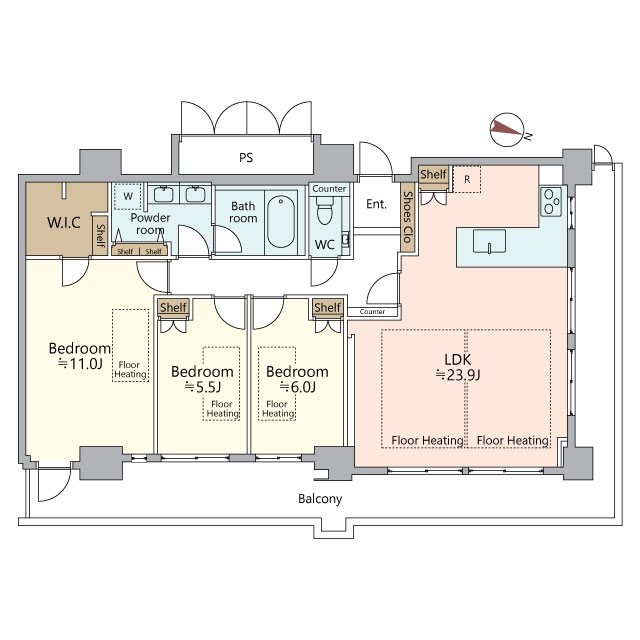 物件の間取り画像