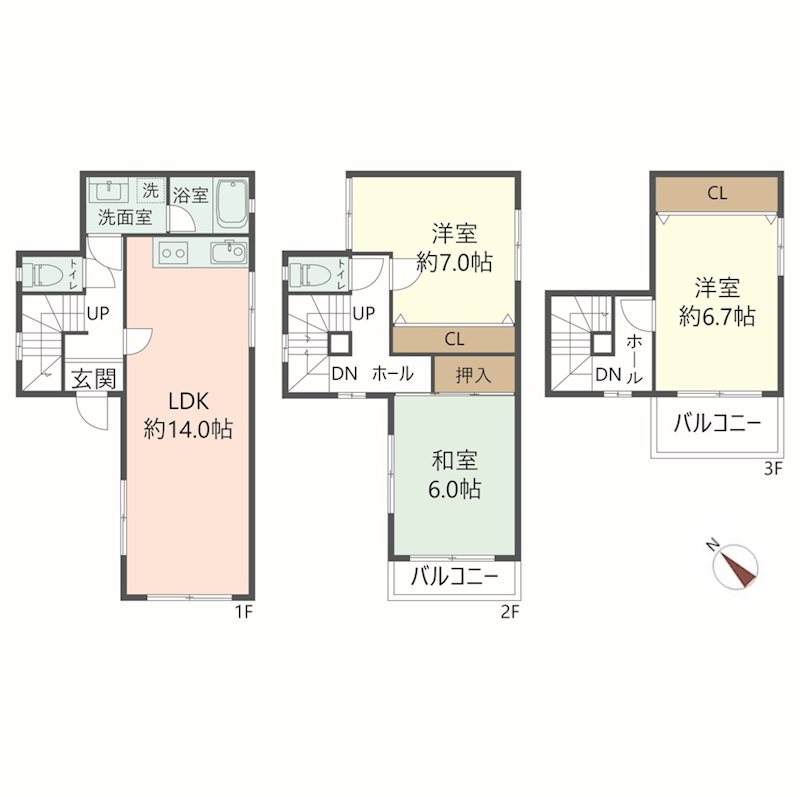 物件の間取り画像