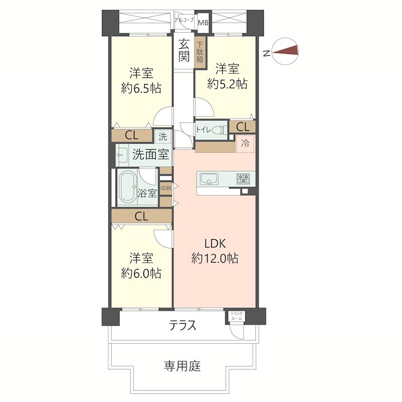 物件の間取り画像
