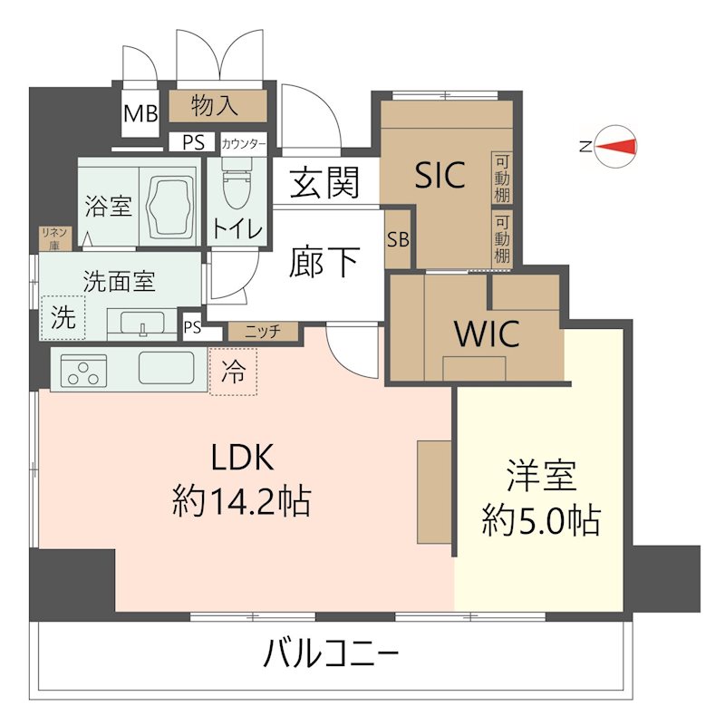 物件の間取り画像
