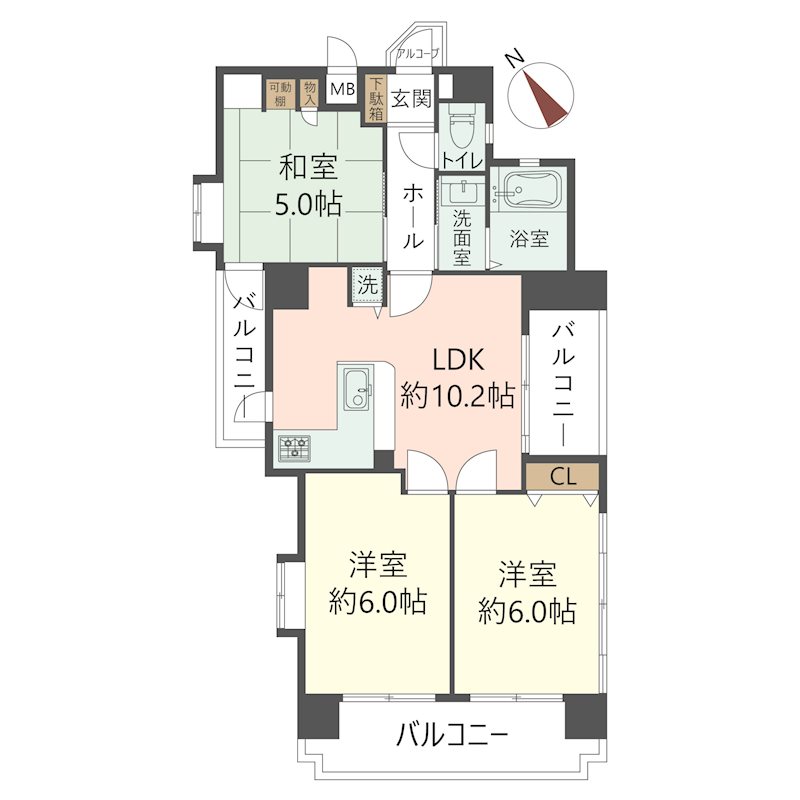 物件の間取り画像
