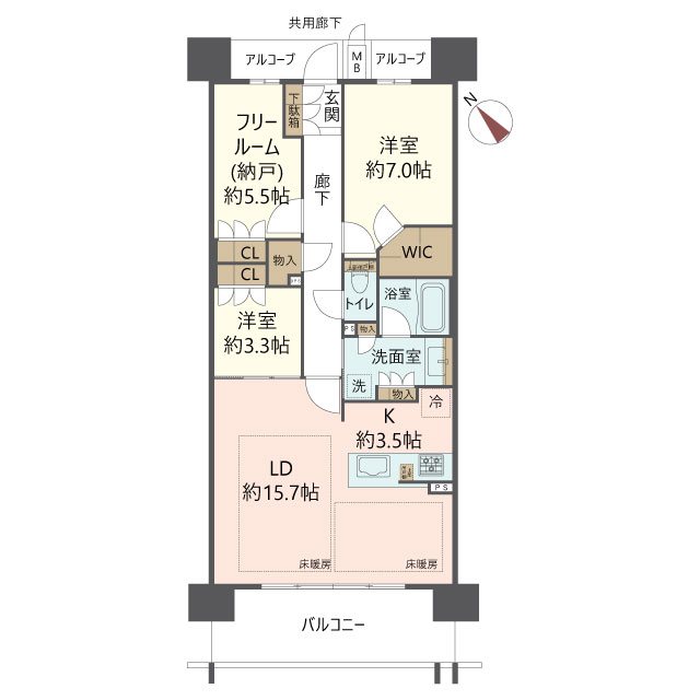 物件の間取り画像