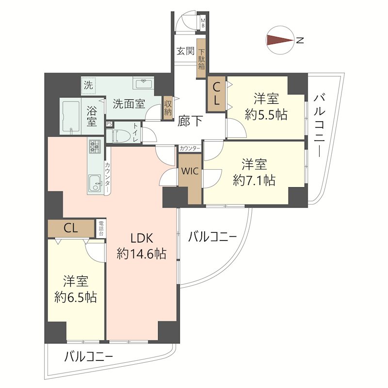 物件の間取り画像