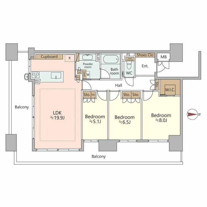 物件の間取り画像