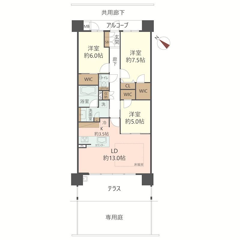 物件の間取り画像