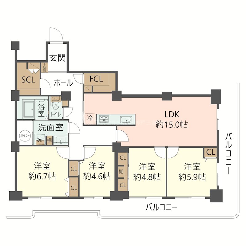 物件の間取り画像