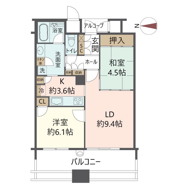 物件の間取り画像