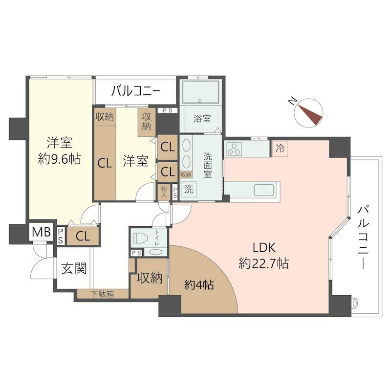 物件の間取り画像