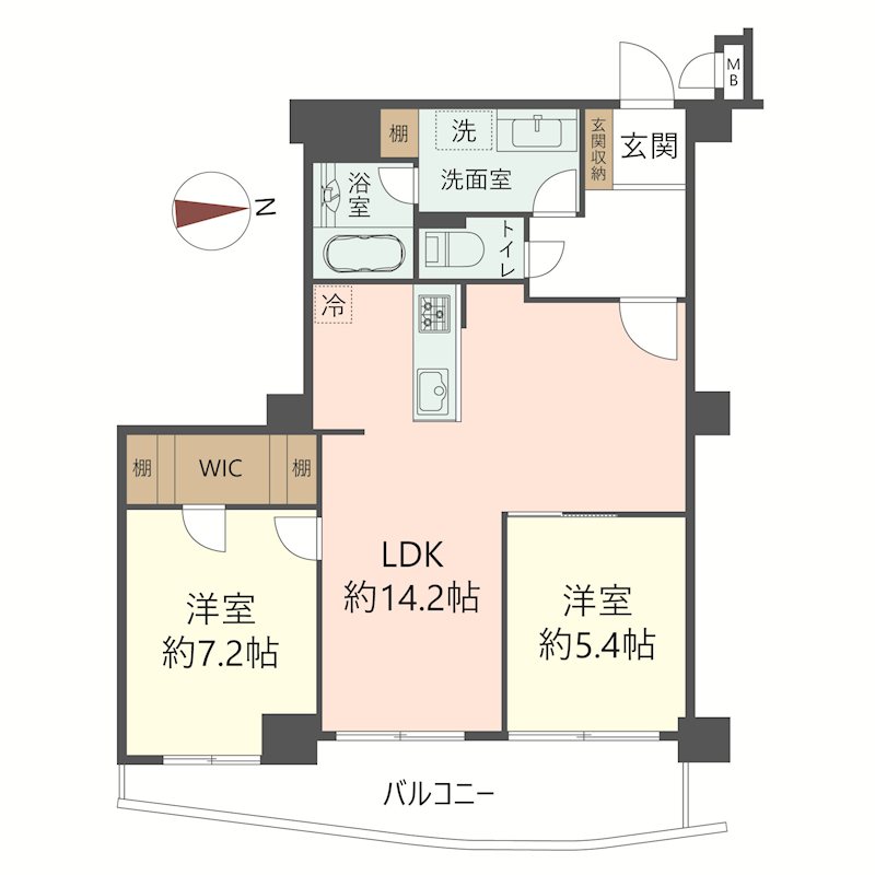 物件の間取り画像